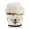 Big Dot of Happiness Little Bumblebee - Bee Baby Shower or Birthday Party Decorations - Party Cupcake Wrappers - Set of 12